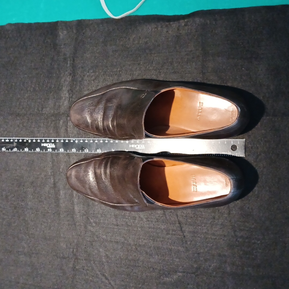 Bally Cocoa Slip On Loafers size 10